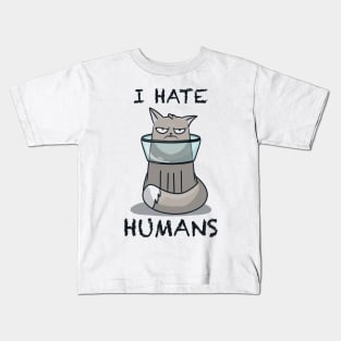 I hate humans Kids T-Shirt